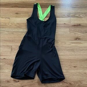 Black and Green Women's Jumpsuit
